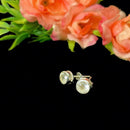 Clear Quartz Earrings in Silver