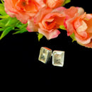 Clear Quartz Earrings in Silver