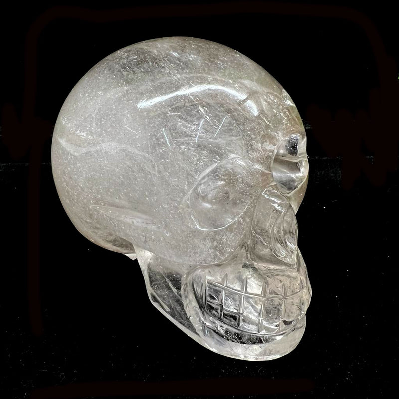 Large Clear Quartz Crystal Skull