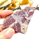 Red Crazy Lace Agate Slice (Happiness & Positivity)