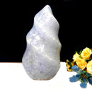 Blue Calcite Twisted Flames (Communication)