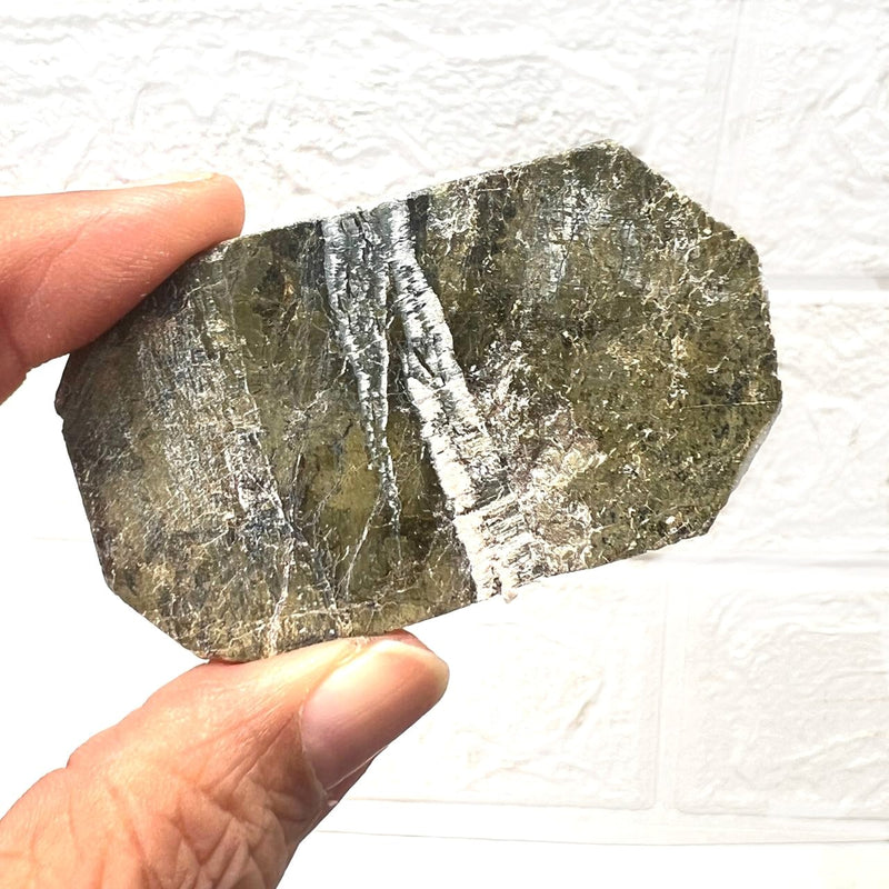 Green Swiss Opal Slice (For healing emotional hurt)