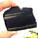 Midnight Lace Obsidian Slice (Protection & Hope)