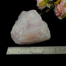 Rose Quartz One Side Polished Rough (Peace & Harmony)