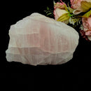 Rose Quartz One Side Polished Rough (Peace & Harmony)