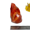 Small Carnelian Twisted Flames (Creativity & Passion)