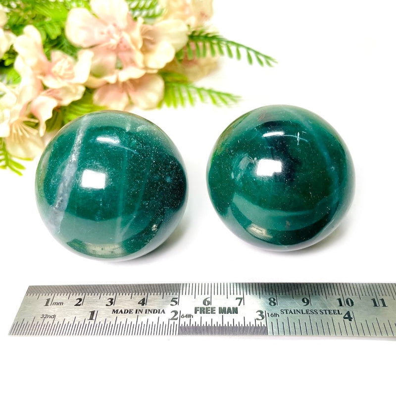 Dark Green Aventurine Sphere (Abundance & Growth)