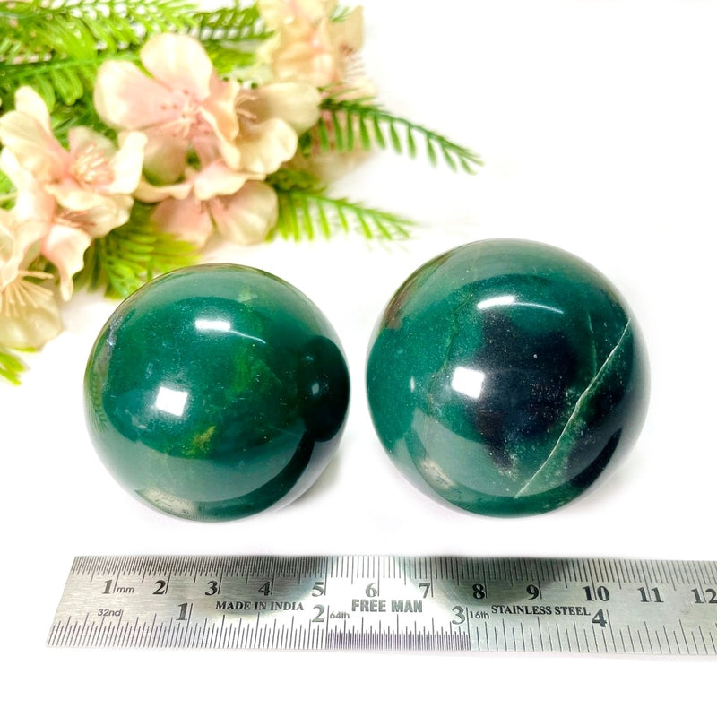 Dark Green Aventurine Sphere (Abundance & Growth)