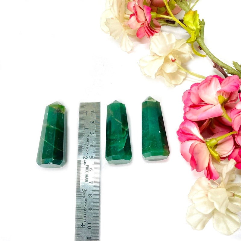 Dark Green Aventurine Tower (Luck and Love)