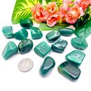 Dark Green Aventurine Tumble (Luck and Good Fortune)
