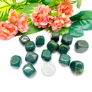 Dark Green Aventurine Tumble (Luck and Good Fortune)