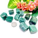 Dark Green Aventurine Tumble (Luck and Good Fortune)