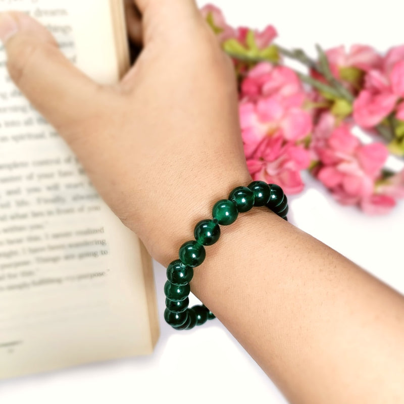 Dark Green Aventurine Bracelet (For Luck and Opportunities)