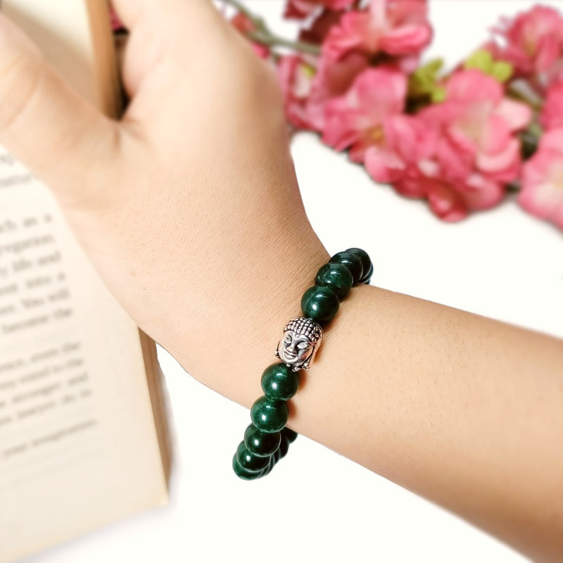 Dark Green Aventurine Bracelet (For Luck and Opportunities)