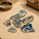 Premium Dendritic Copper Chrysocolla Chalcedony Crystal for Stress Relief, Self-Expression and Emotional Healing by Talk to Crystals