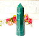 Large Dark Green Aventurine Towers (Luck and Love)