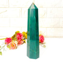 Large Dark Green Aventurine Towers (Luck and Love)