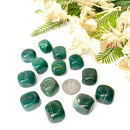 Dark Green Aventurine Tumble (Luck and Good Fortune)