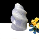 Blue Calcite Twisted Flames (Communication)