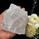 Clear Quartz One Side Polished Rough