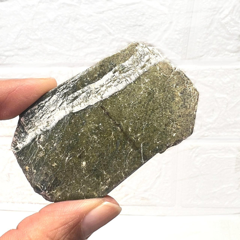 Green Swiss Opal Slice (For healing emotional hurt)