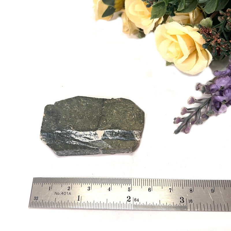 Green Swiss Opal Slice (For healing emotional hurt)