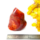 Small Carnelian Twisted Flames (Creativity & Passion)