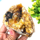 Yellow Fluorite Clusters from Morocco