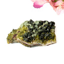 Epidote  on Matrix Specimen from Morocco