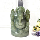 Large Ganeshas in Green Aventurine (Abundance)