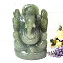 Large Ganeshas in Green Aventurine (Abundance)