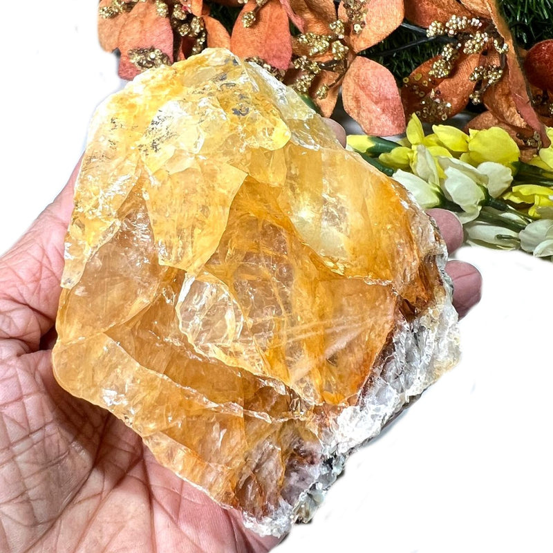 Golden Healer/Hematoid Quartz One Side Polished Rough