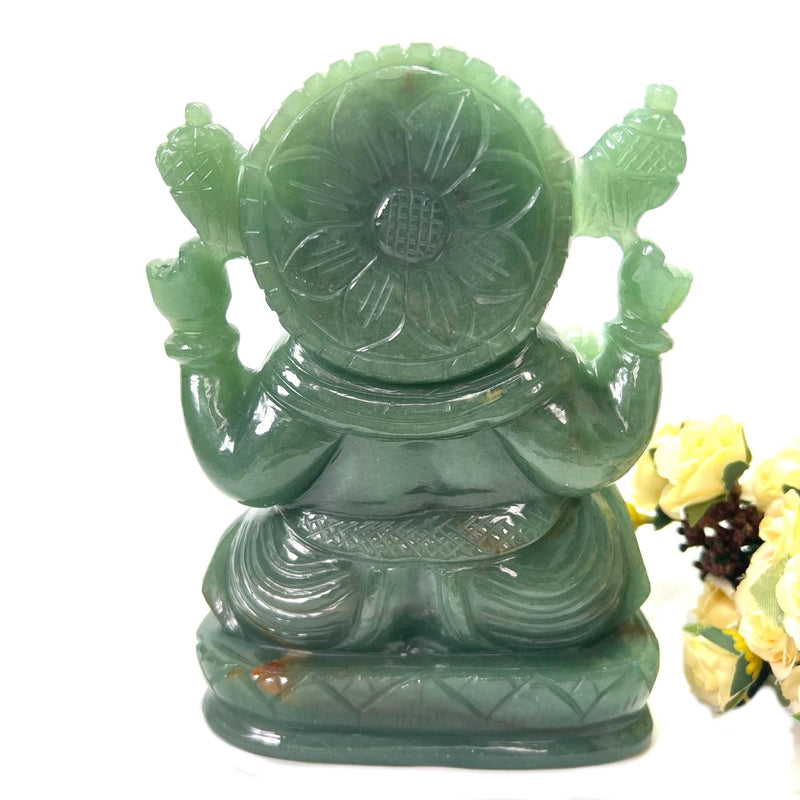 Large Ganeshas in Green Aventurine (Abundance)