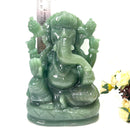 Large Ganeshas in Green Aventurine (Abundance)