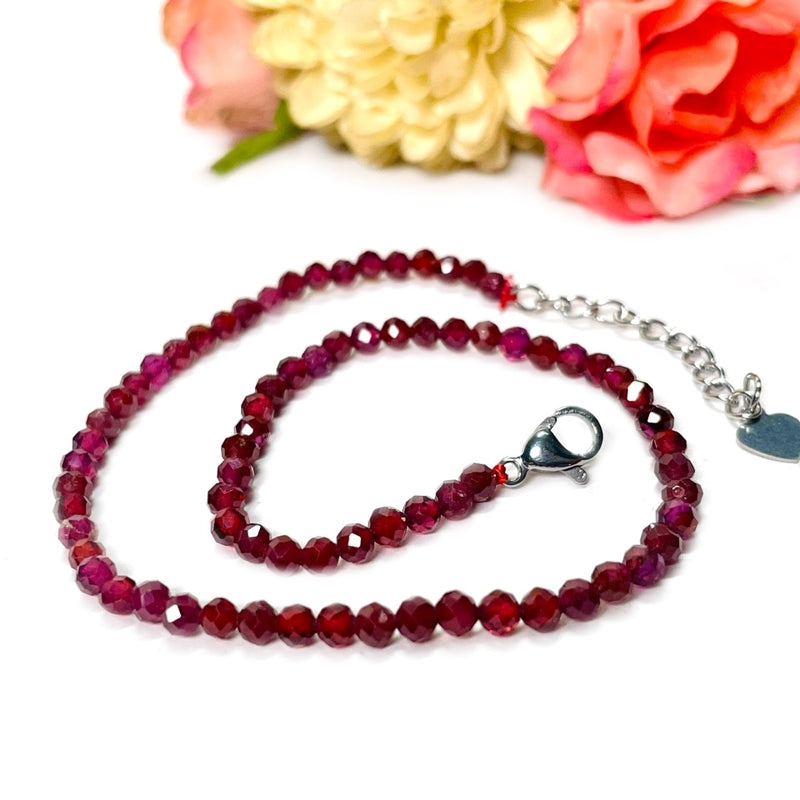 Garnet Anklets