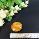 Golden Healer/Hematoid Quartz Palmstones (Prosperity & Well-Being)