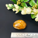 Golden Healer/Hematoid Quartz Palmstones (Prosperity & Well-Being)