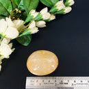 Golden Healer/Hematoid Quartz Palmstones (Prosperity & Well-Being)