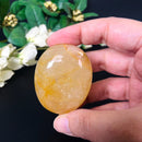 Golden Healer/Hematoid Quartz Palmstones (Prosperity & Well-Being)
