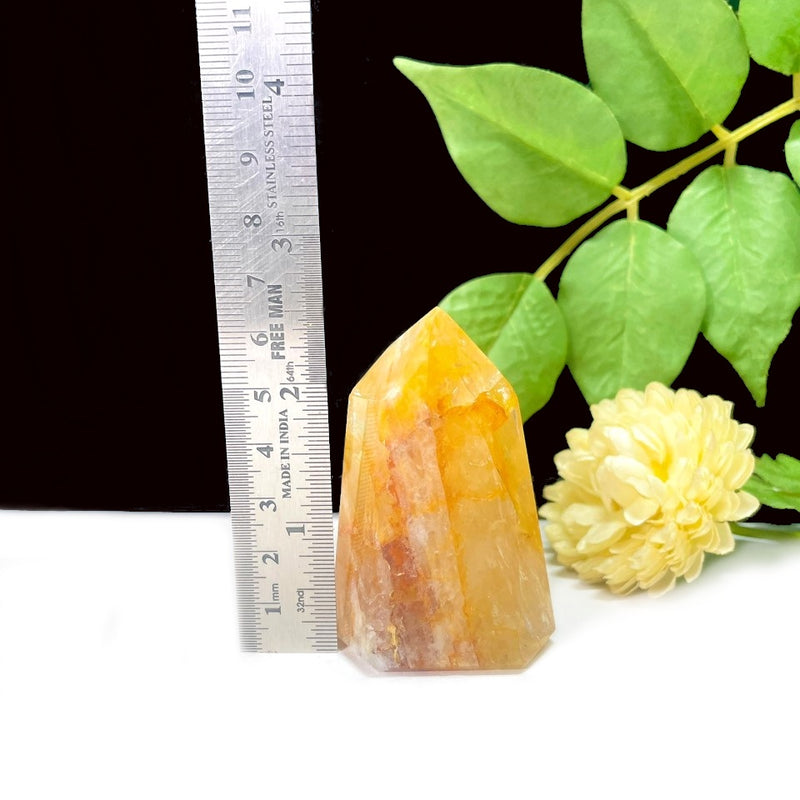 Golden Healer/Hematoid Quartz Towers (Prosperity & Well-Being)