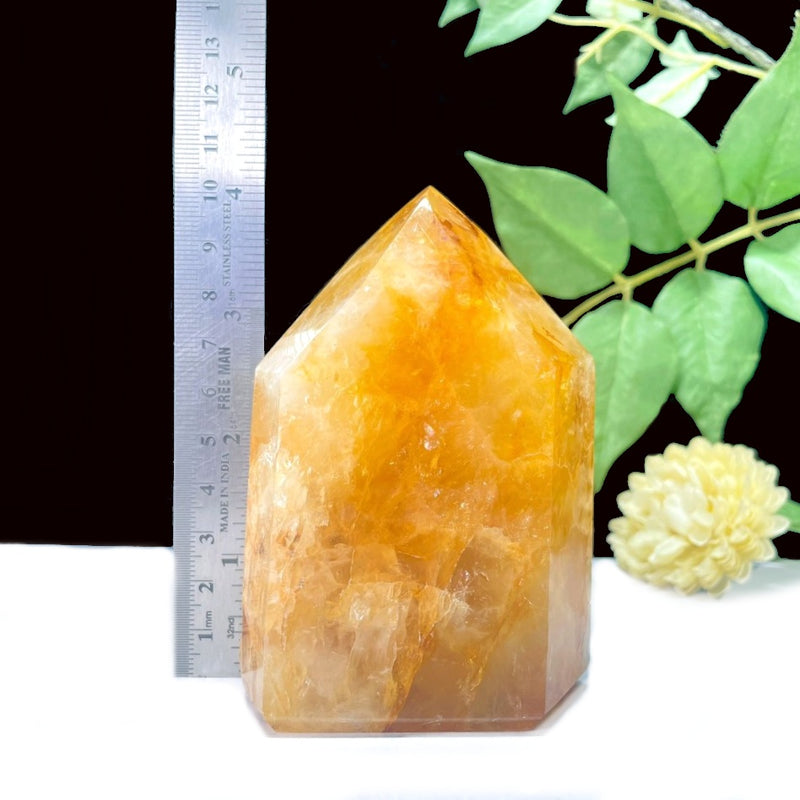 Golden Healer/Hematoid Quartz Towers (Prosperity & Well-Being)