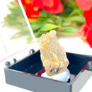Golden Rutile Quartz Mineral Specimen (Brazil)