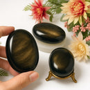 Golden Sheen Obsidian Palmstone (Protection & Releasing Blocks)