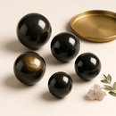 Golden Sheen Obsidian Spheres (Protection & Releasing Blocks)