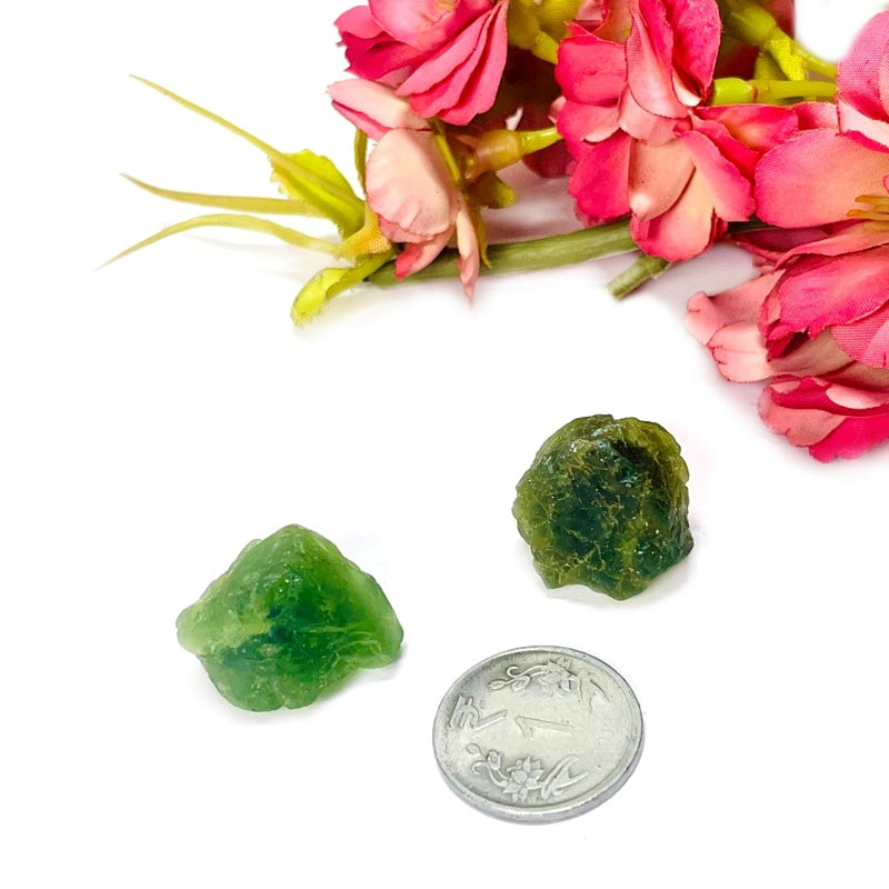 Green Apatite Rough AAA (Abundance & Goal setting)