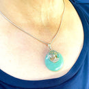 Green Aventurine Cabochon Pendants (Abundance & Luck)
