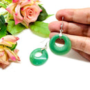 Green Aventurine Earrings (Luck & Abundance)
