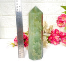 Large Green Aventurine Towers (Luck and Abundance)
