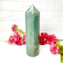 Large Green Aventurine Towers (Luck and Abundance)