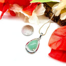 Green Aventurine Cabochon Pendants (Abundance & Luck)